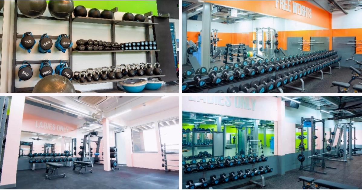 Không gian tập luyện đẹp mắt tại MegaFit Fitness