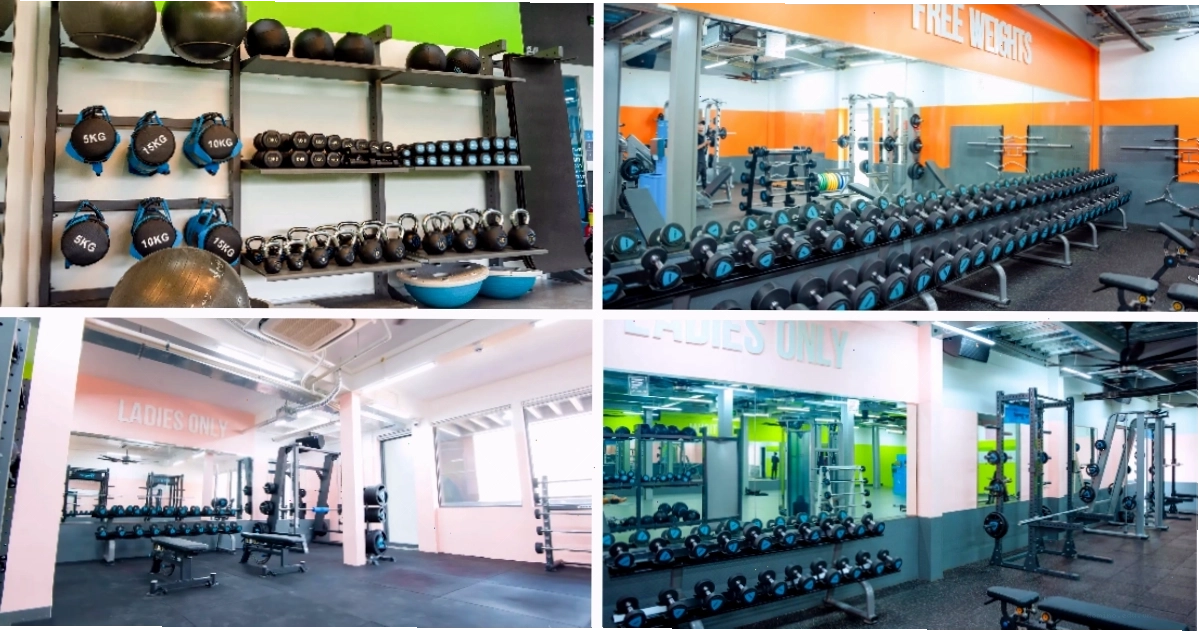 Không gian tập luyện đẹp mắt tại MegaFit Fitness