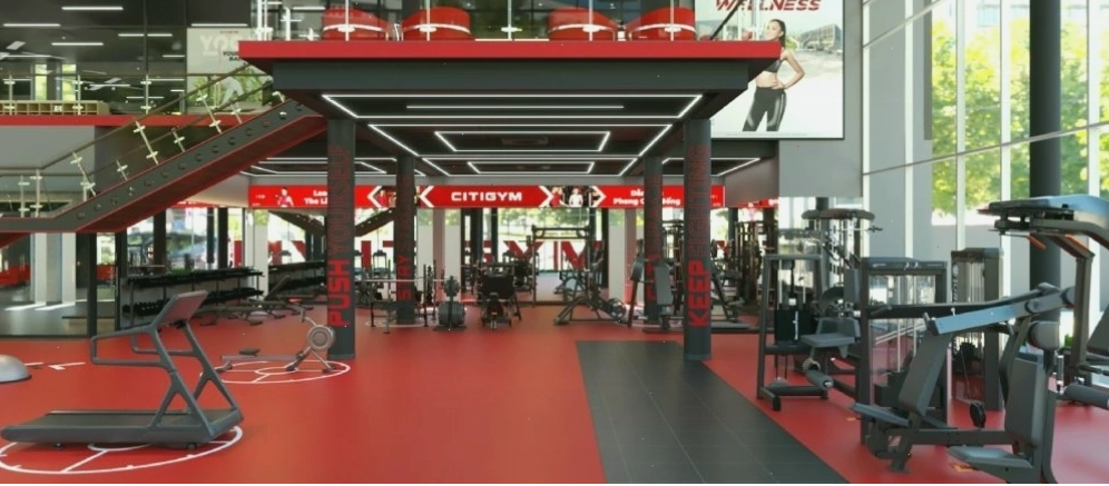 Không gian tập luyện hiện đại tại CITIGYM Trường Chinh, quận Tân Phú