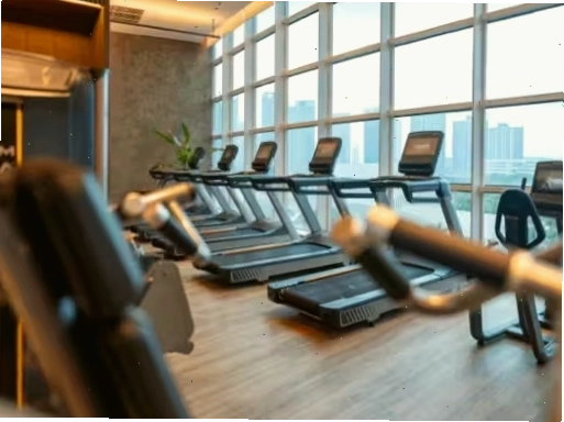 Không gian tập luyện hiện đại tại Gym Spa Rosy Đà Lạt