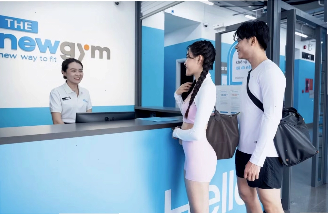 Không gian tập luyện hiện đại tại The New Gym