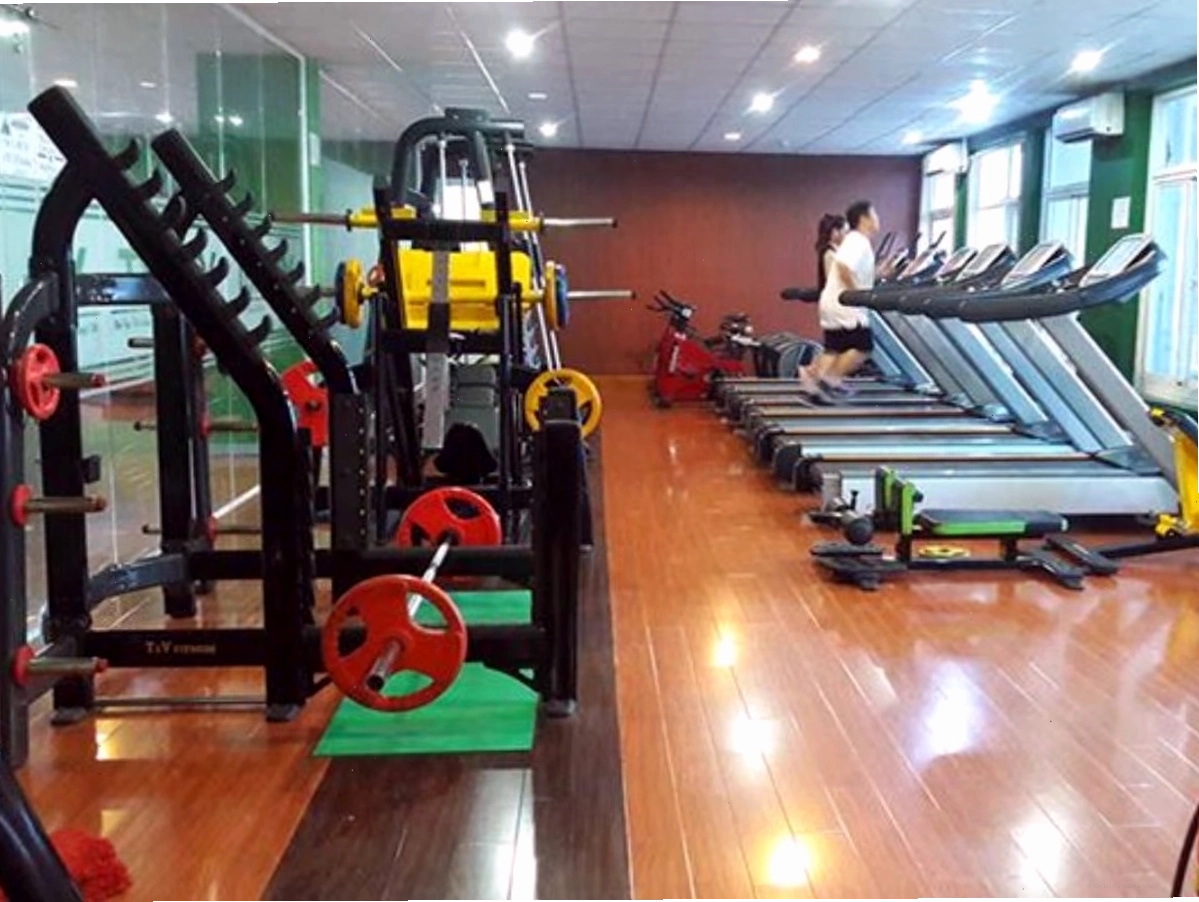 Không gian tập luyện thoải mái tại The Gym Fitness & Yoga