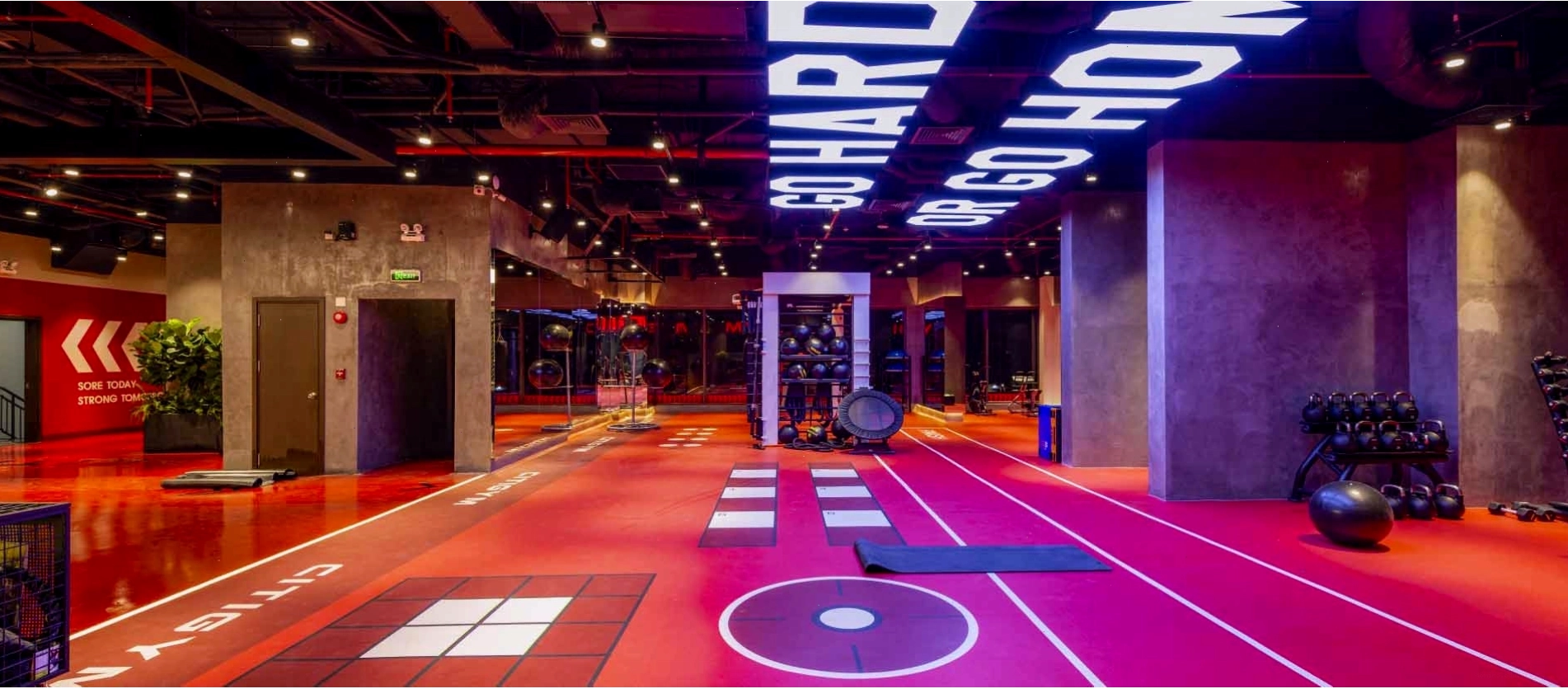 Khu vực sảnh chờ tại Citigym Phổ Quang