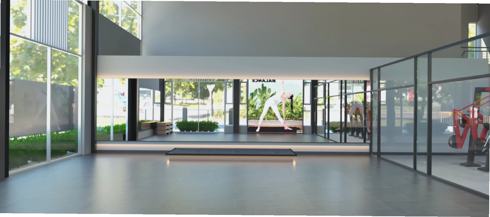 Khu vực thư giãn tại Citigym
