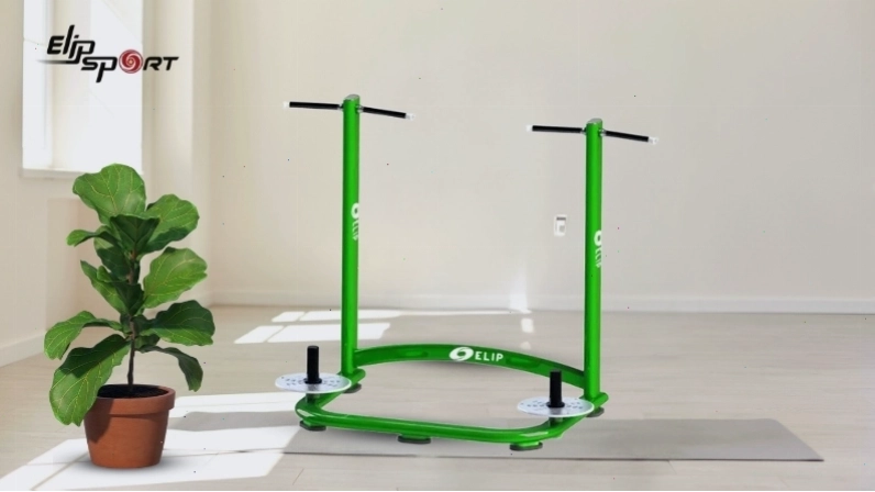 Khung xoay eo 2 chỗ ngồi Elip YL09 giúp ngăn ngừa bệnh gan