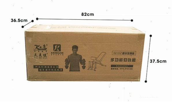 Kích thước đóng thùng ghế tập gym đa năng PT5062