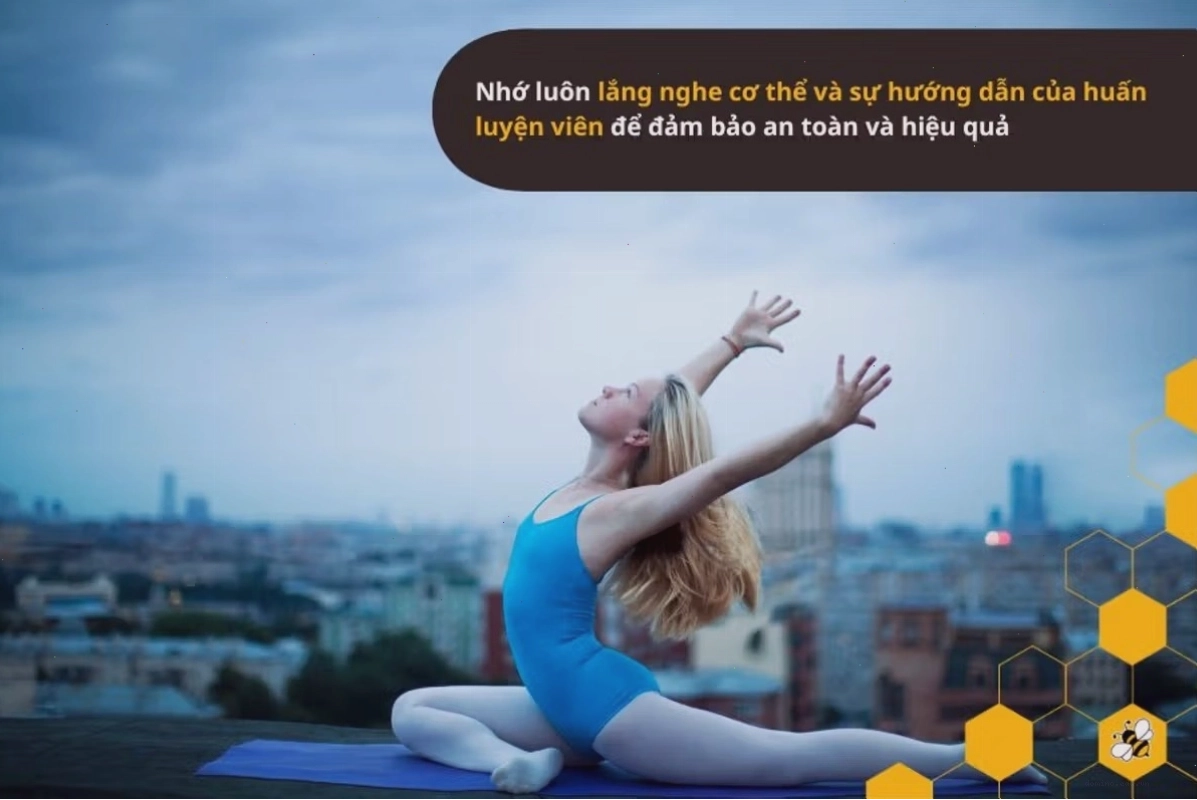 Lắng nghe cơ thể và sử dụng dụng cụ hỗ trợ khi cần thiết