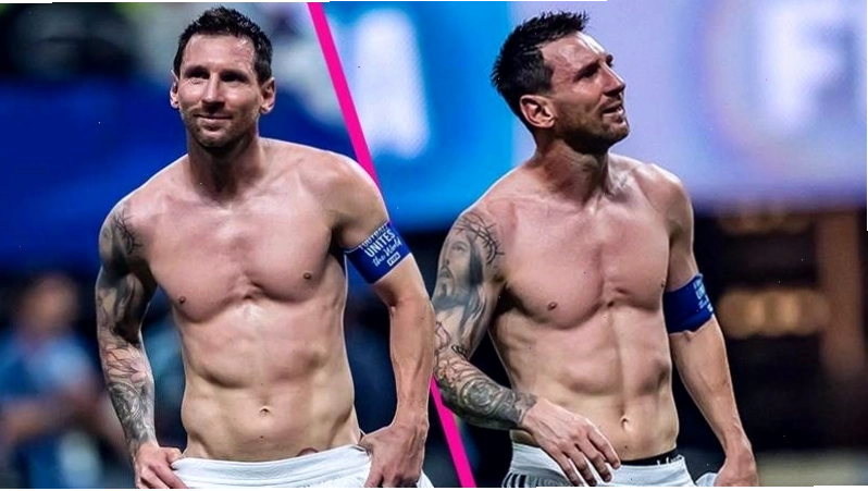 Lionel Messi khoe thân hình săn chắc sau chiến thắng World Cup trước Ai Cập