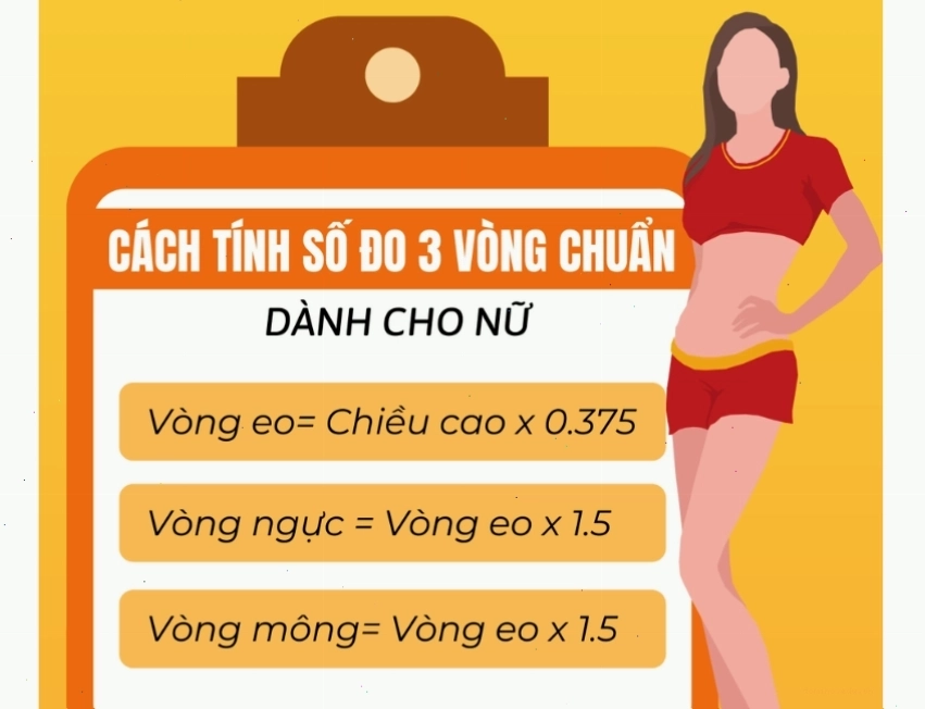 Lưu ý khi đo số đo 3 vòng của nữ