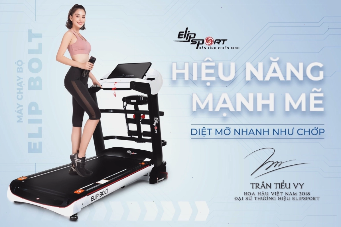 Máy chạy bộ đơn năng thiết kế gọn gàng