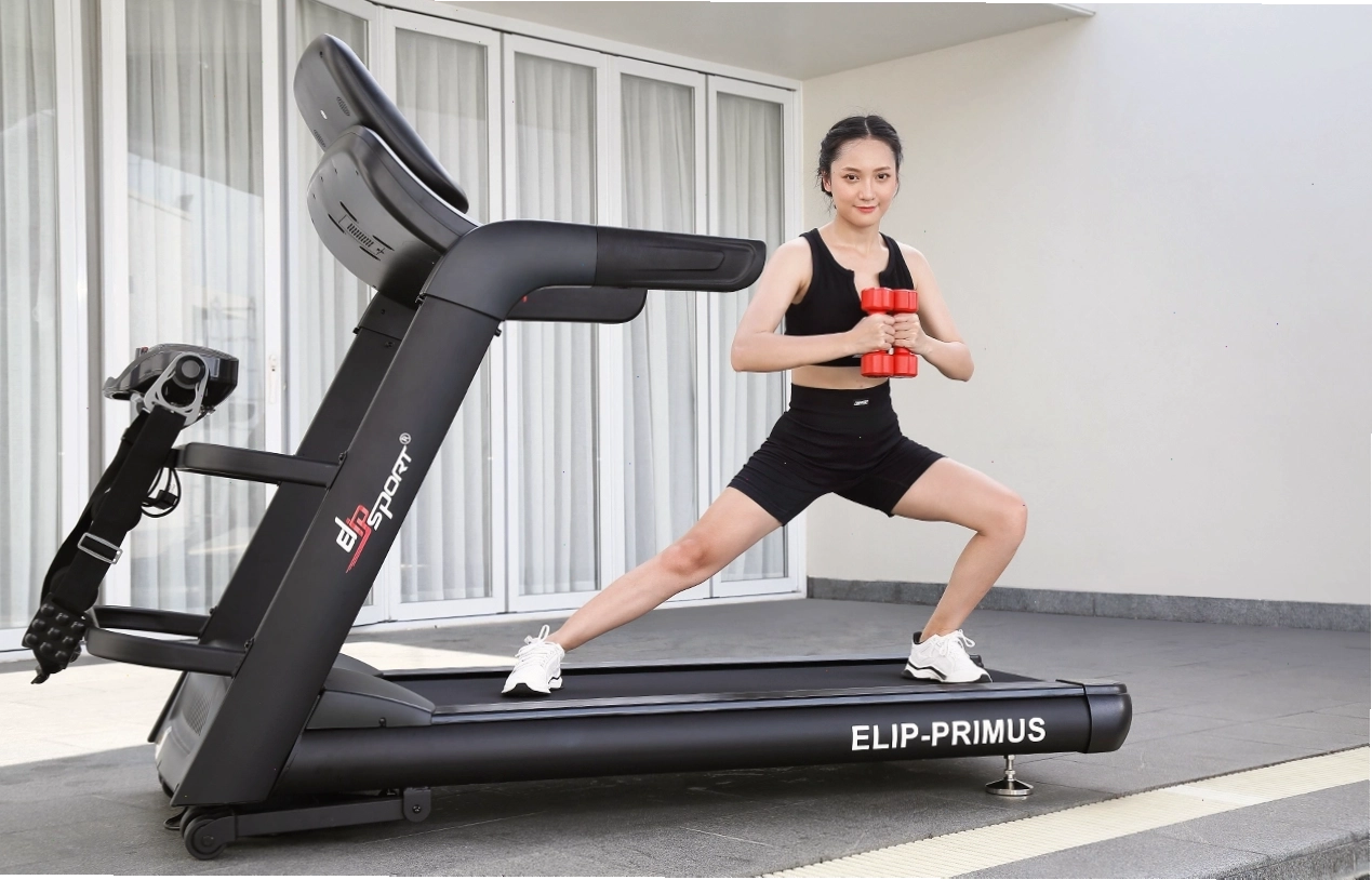 Máy chạy bộ Elipsport thiết kế hiện đại cho không gian gia đình