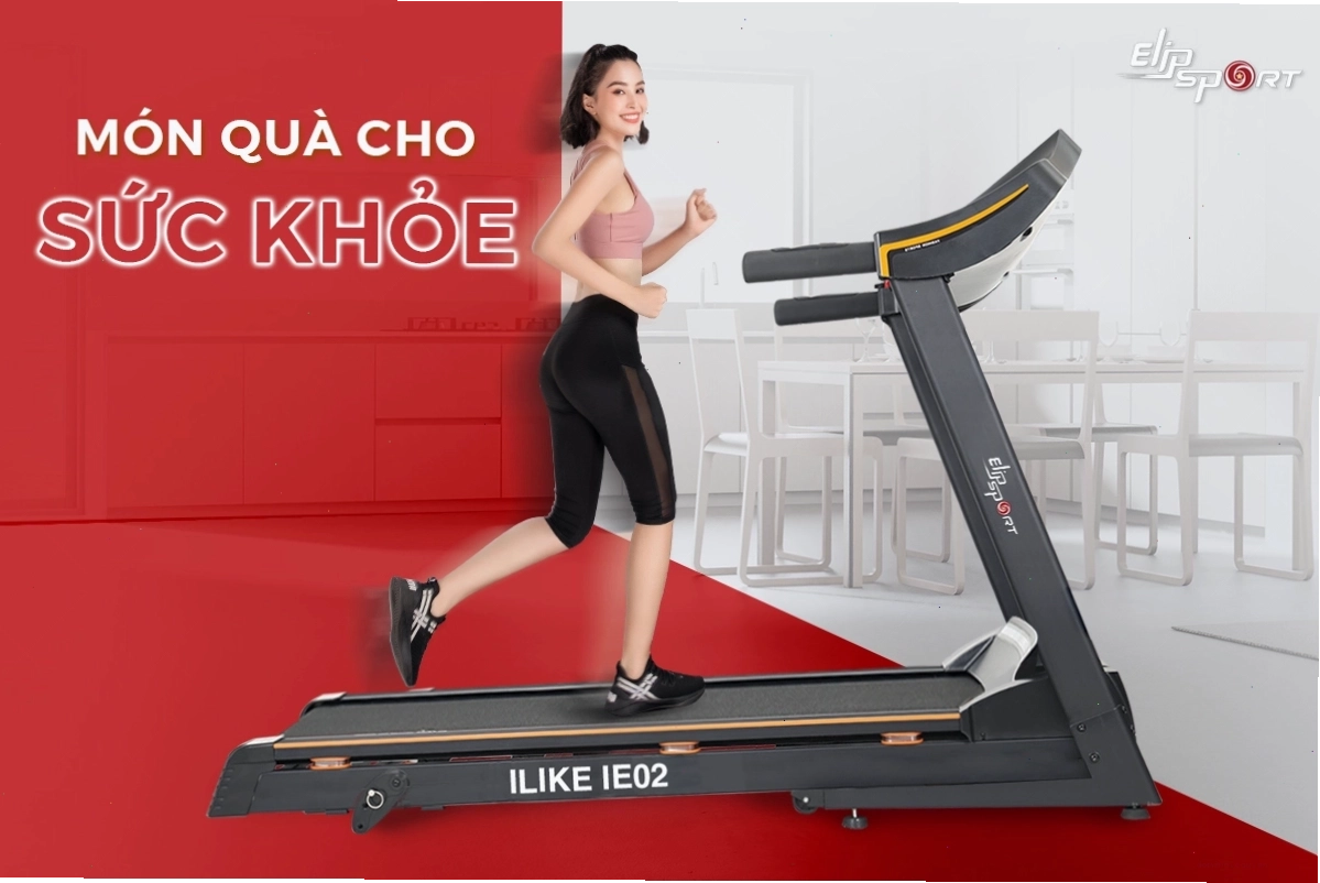 Máy chạy bộ Impulse RT500 với nhiều chức năng hỗ trợ tập luyện