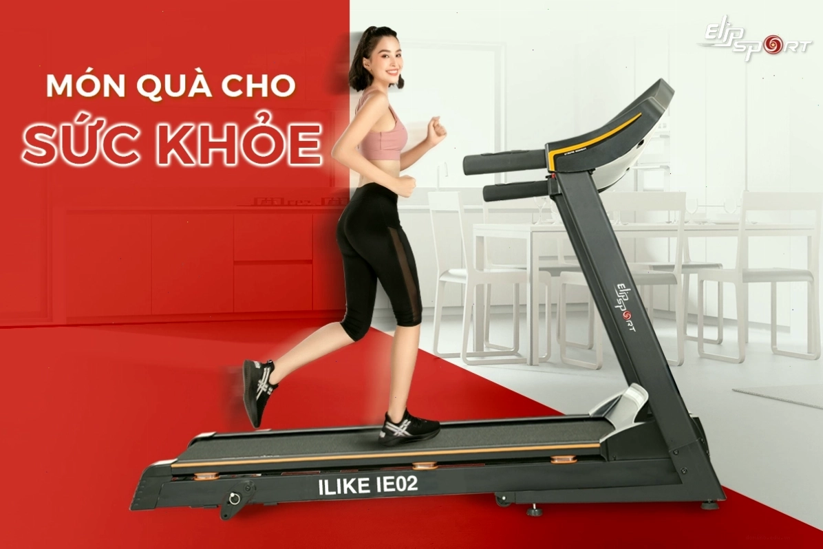 Máy chạy bộ tại nhà gấp gọn tiện lợi