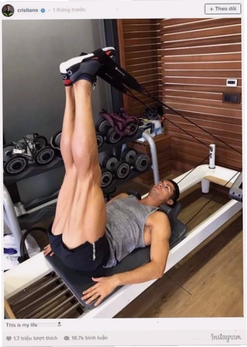 Máy kéo giãn hỗ trợ Ronaldo trong quá trình tập luyện