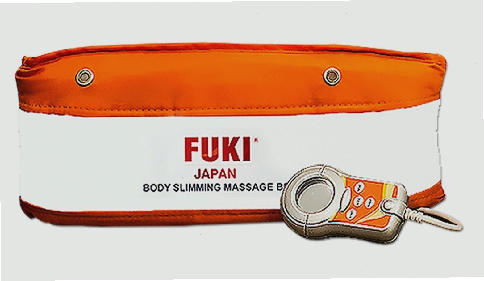 Máy massage bụng FUKI FK90 Vải Dù Siêu Bền dong cao cấp màu cam