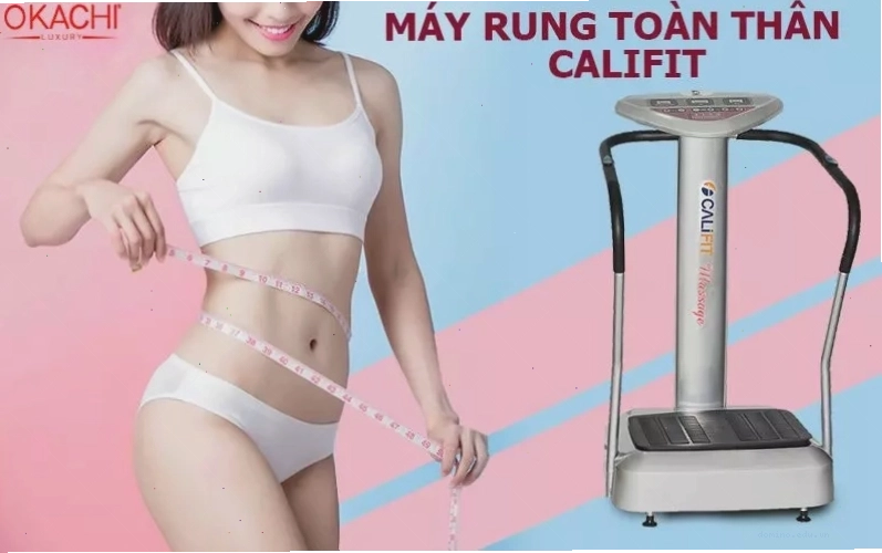 Máy rung toàn thân Califit với thiết kế hiện đại