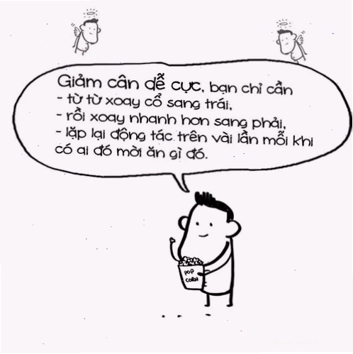 Meme lối sống giảm cân cùng giày tập còn vương mồ hôi