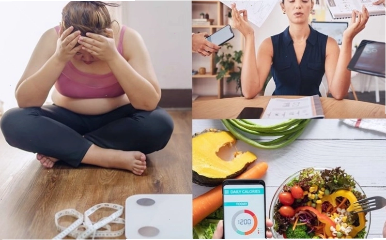Minh họa các loại thực phẩm chứa calo ẩn gây cản trở giảm cân