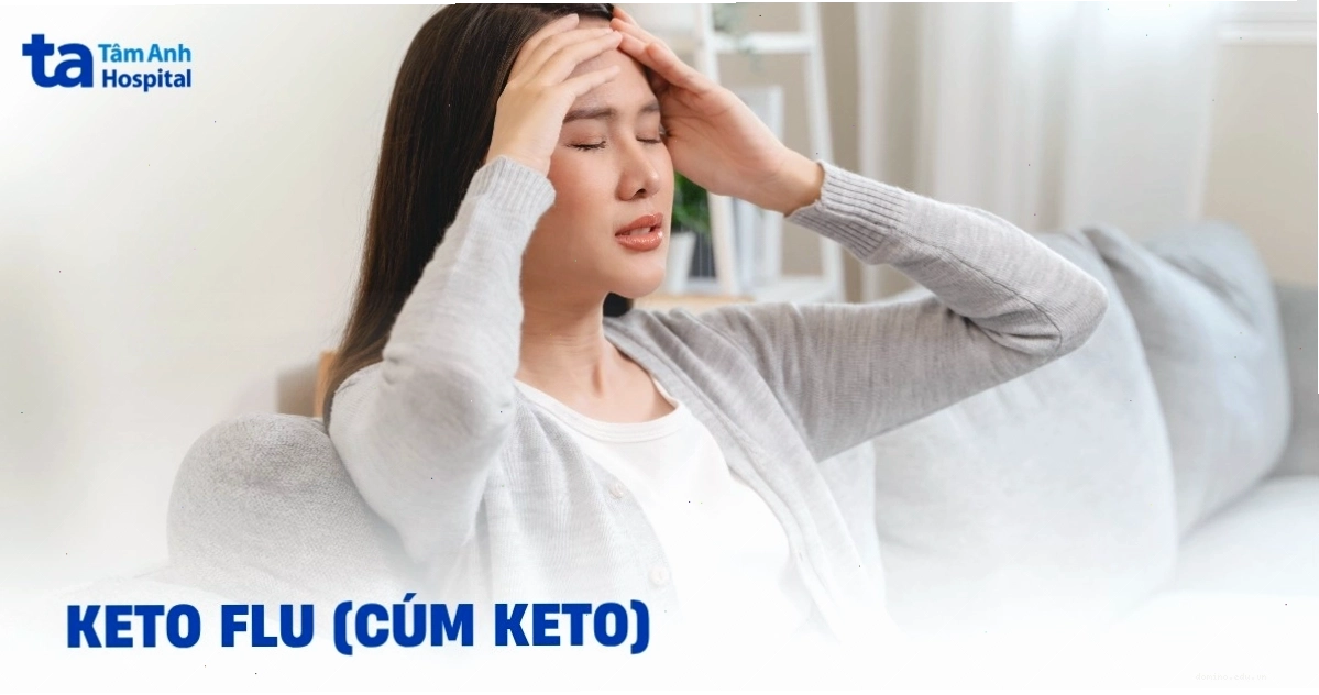 Minh họa Cúm Keto (Keto Flu)
