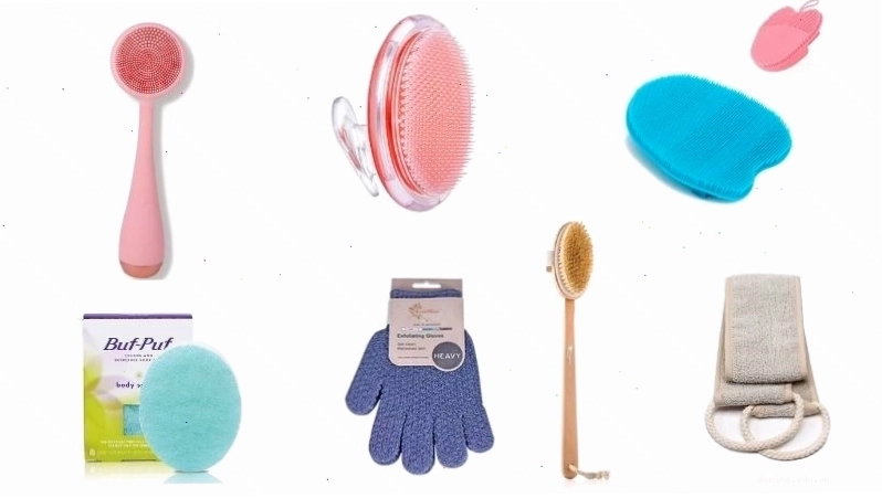 Một số dụng cụ bạn có thể sử dụng để tẩy tế bào chết cơ học