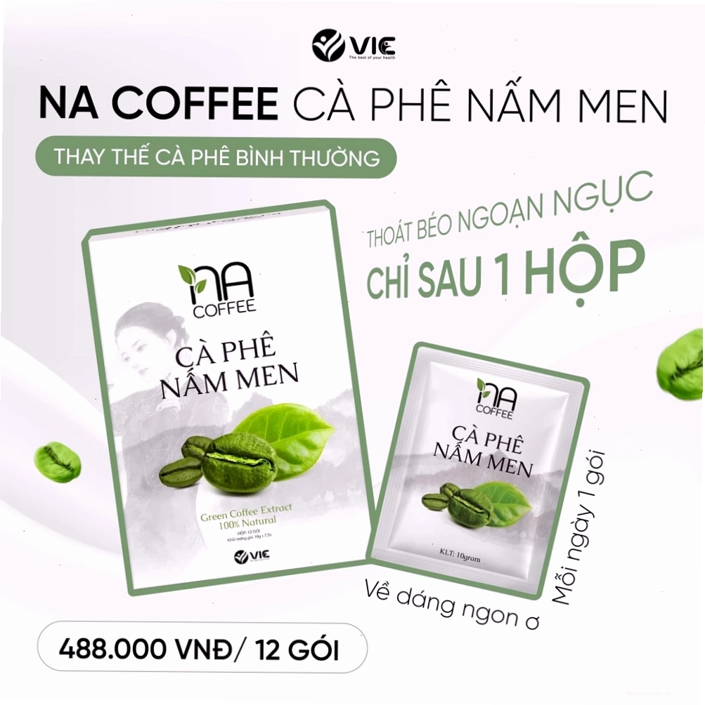 Nấm giảm cân SBody Green Coffee dạng bột pha chế dễ dàng