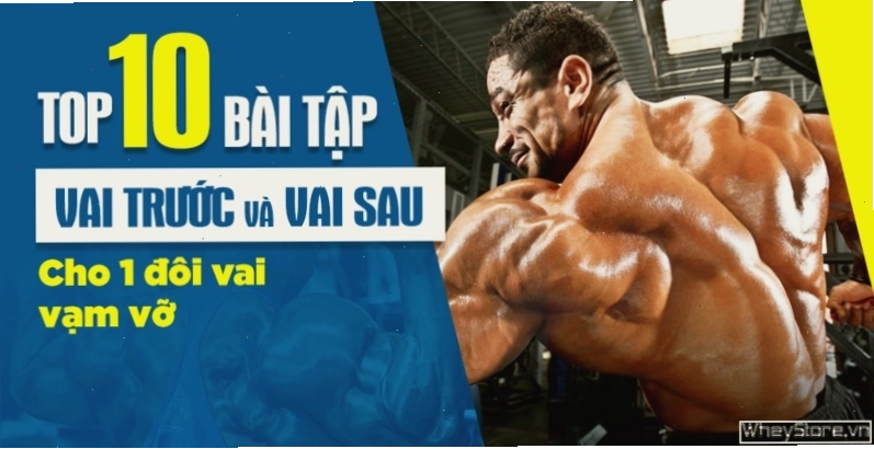 Nâng đĩa tạ đưa ra trước cho vai trước