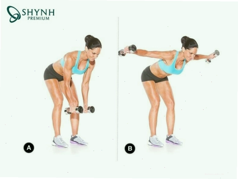 Nâng tạ ngang tay tác động vào cơ vai và bắp tay, giúp săn chắc cánh tay