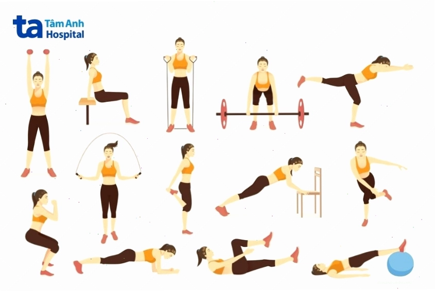 Nên phối hợp nhiều bài tập giảm mỡ để đạt hiệu quả cao nhất