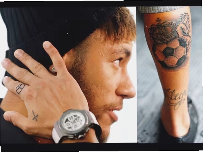 Neymar trong phòng tập thể lực cùng đội ngũ chuyên gia