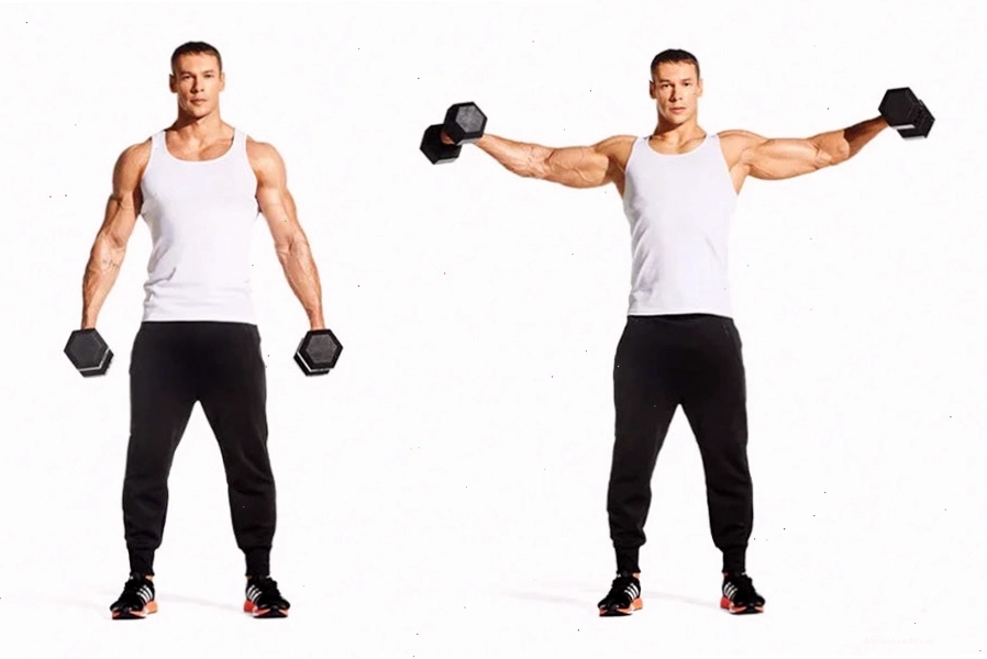 Ngồi ép vai với tạ đơn dumbbell side raise