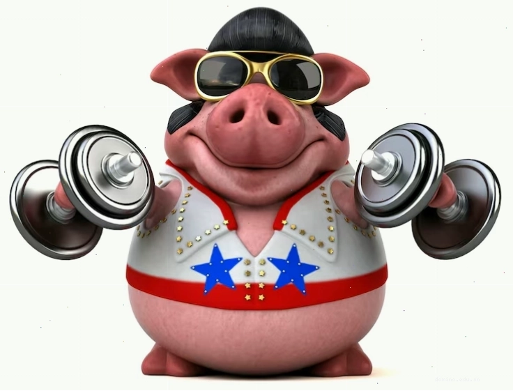 Người đàn ông đang tập luyện với tạ đòn tại Pig Gym