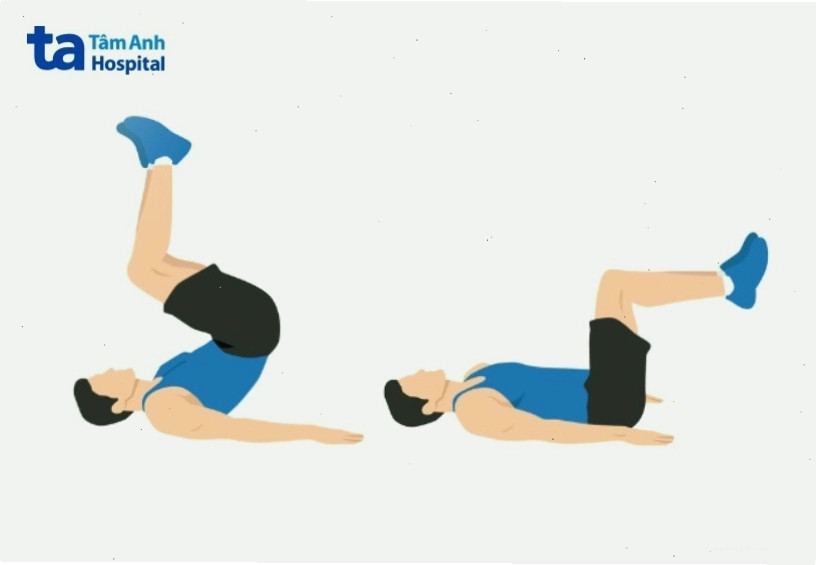 Người đang thực hiện bài tập gập bụng nghiêng (side crunch)