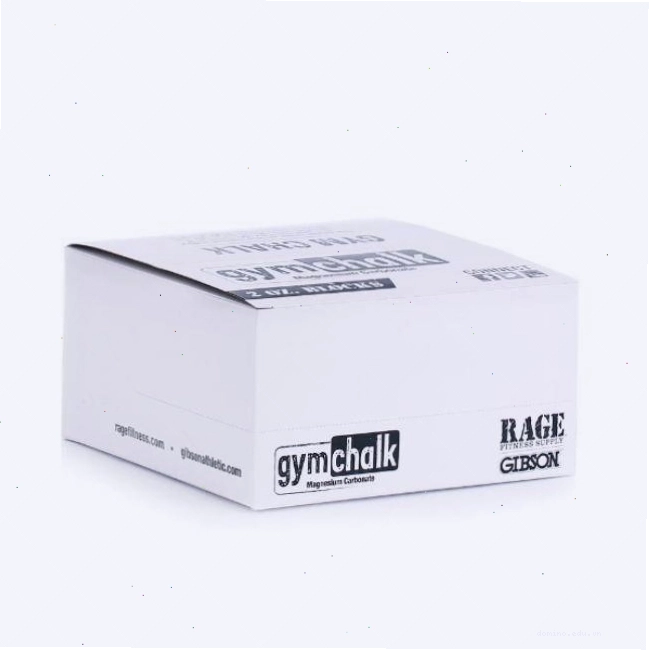 Người sử dụng gym chalk dạng block để tăng cường lực bám