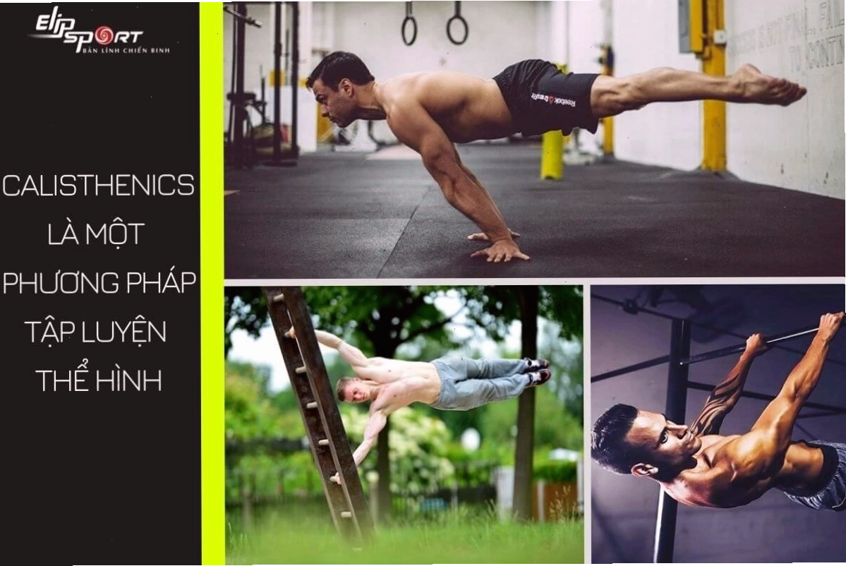 Người tập calisthenics thực hiện động tác squat
