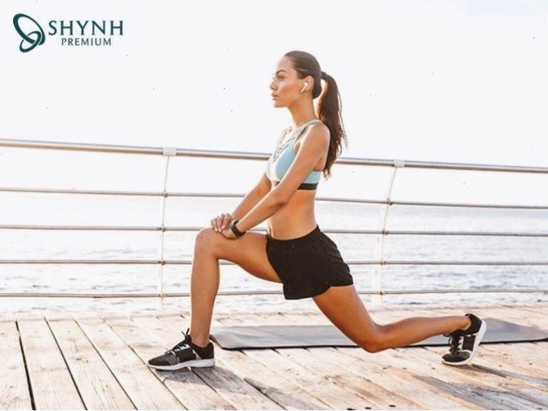 Người tập thực hiện bài tập Lunges