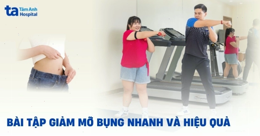 Người tập thực hiện các bài tập giảm mỡ bụng hiệu quả