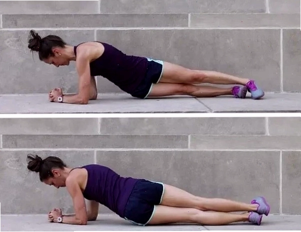 Người tập thực hiện động tác Burpees