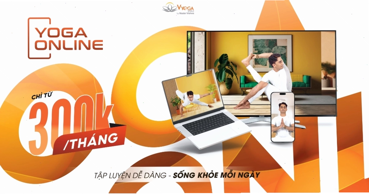 Người tập yoga tại một trung tâm ở Biên Hòa