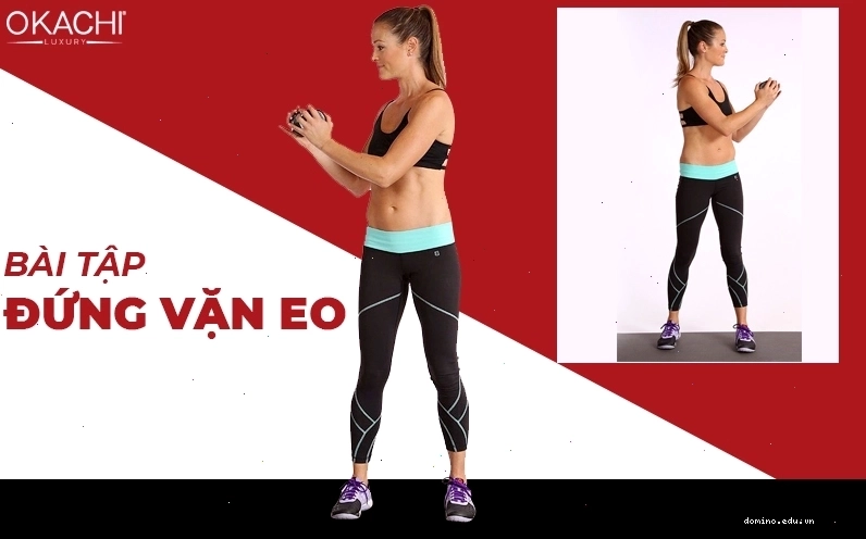 Nhảy đá chân sang hai bên làm săn chắc đùi và bụng