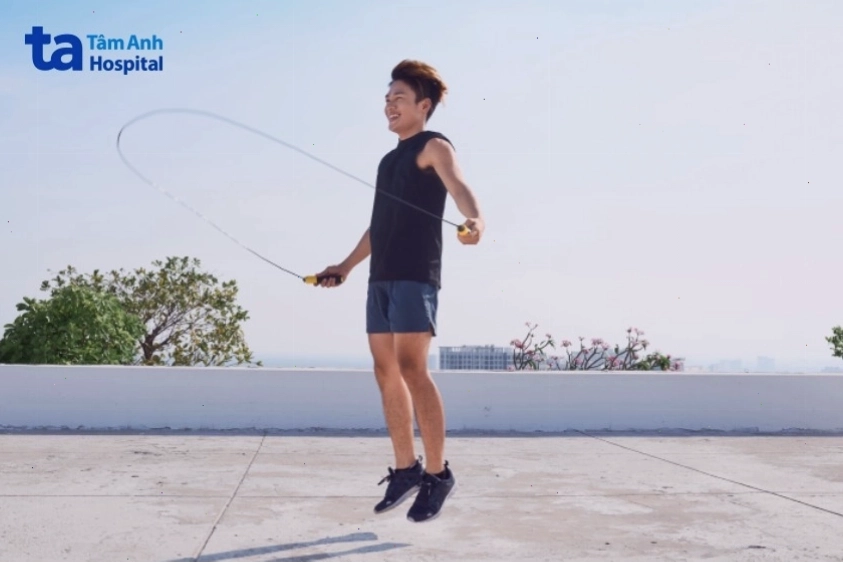 Nhảy dây đốt calo hiệu quả