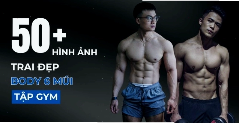 Nhiều chàng trai tập gym khoe cơ bụng sắc nét