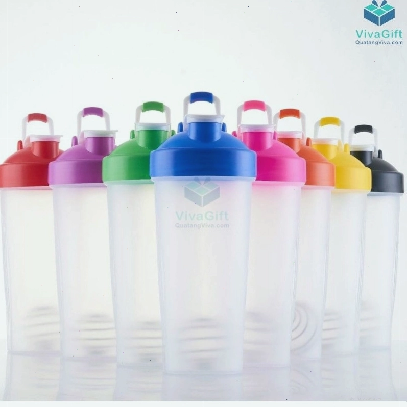 Nhiều mẫu bình lắc shaker tập gym với màu sắc đa dạng