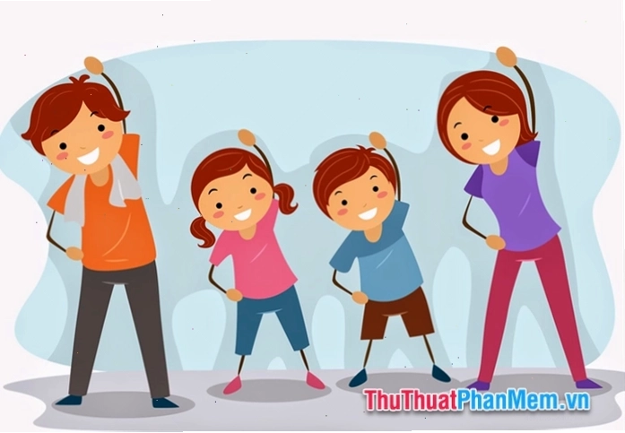 Nhóm bạn trẻ cùng nhau tham gia một lớp tập aerobic