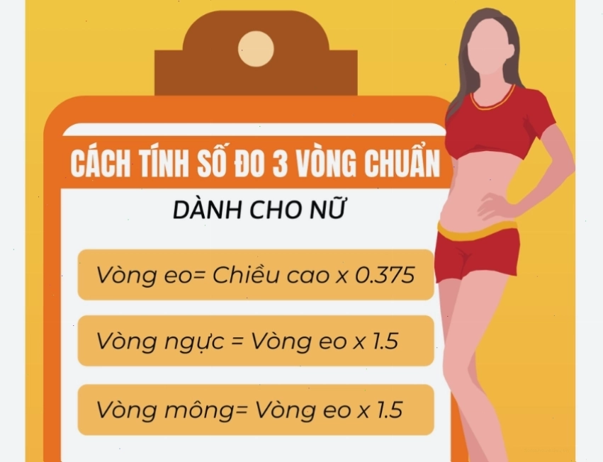 Những lưu ý quan trọng khi đo số đo 3 vòng của nữ