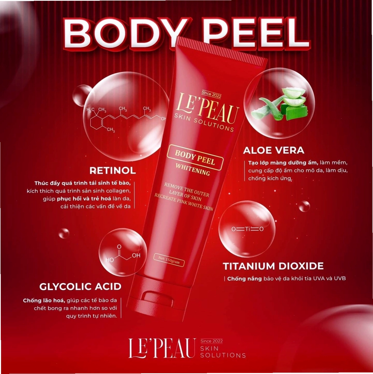 Những lưu ý quan trọng khi sử dụng Peel Body Retinol Le