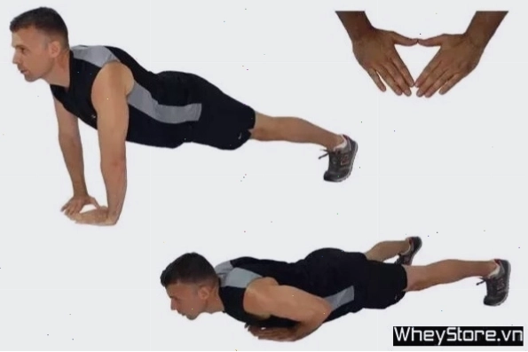 Nhúng người Chest Dip tác động mạnh vào cơ ngực dưới
