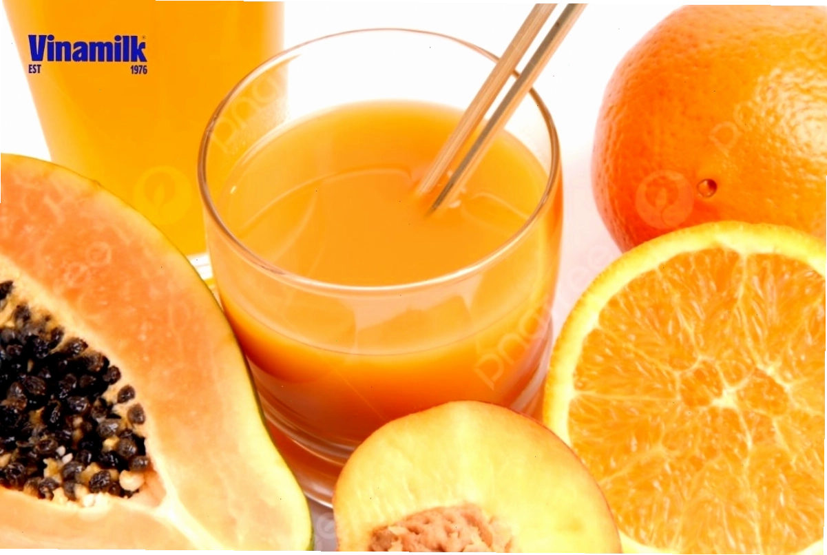 Nước ép đu đủ và cam bổ sung vitamin C, hỗ trợ tiêu hóa