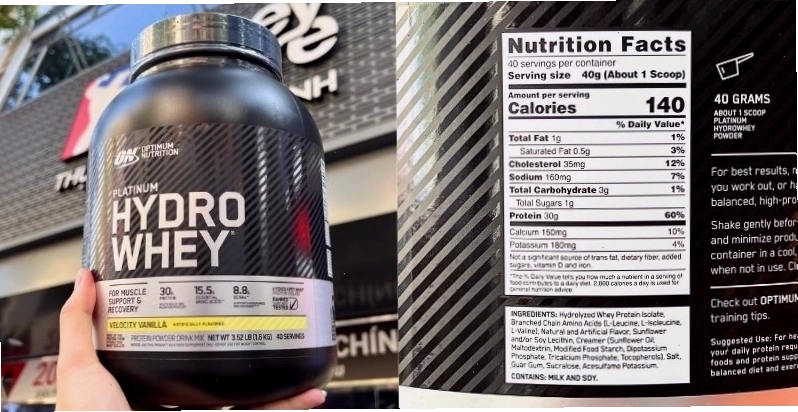 ON Platinum Hydro Whey 3.5lbs