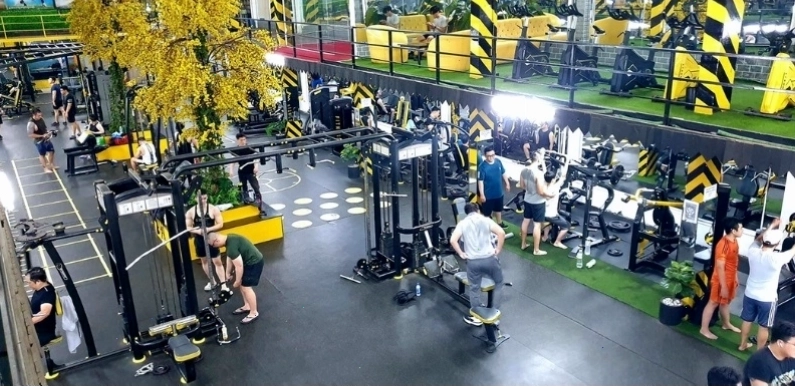 Phòng tập Cicilia Fitness & Yoga quận 4 với không gian thoáng đãng