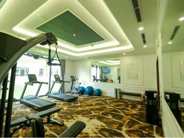 Phòng thay đồ tại Fitness Center Wyndham Grand Phu Quoc